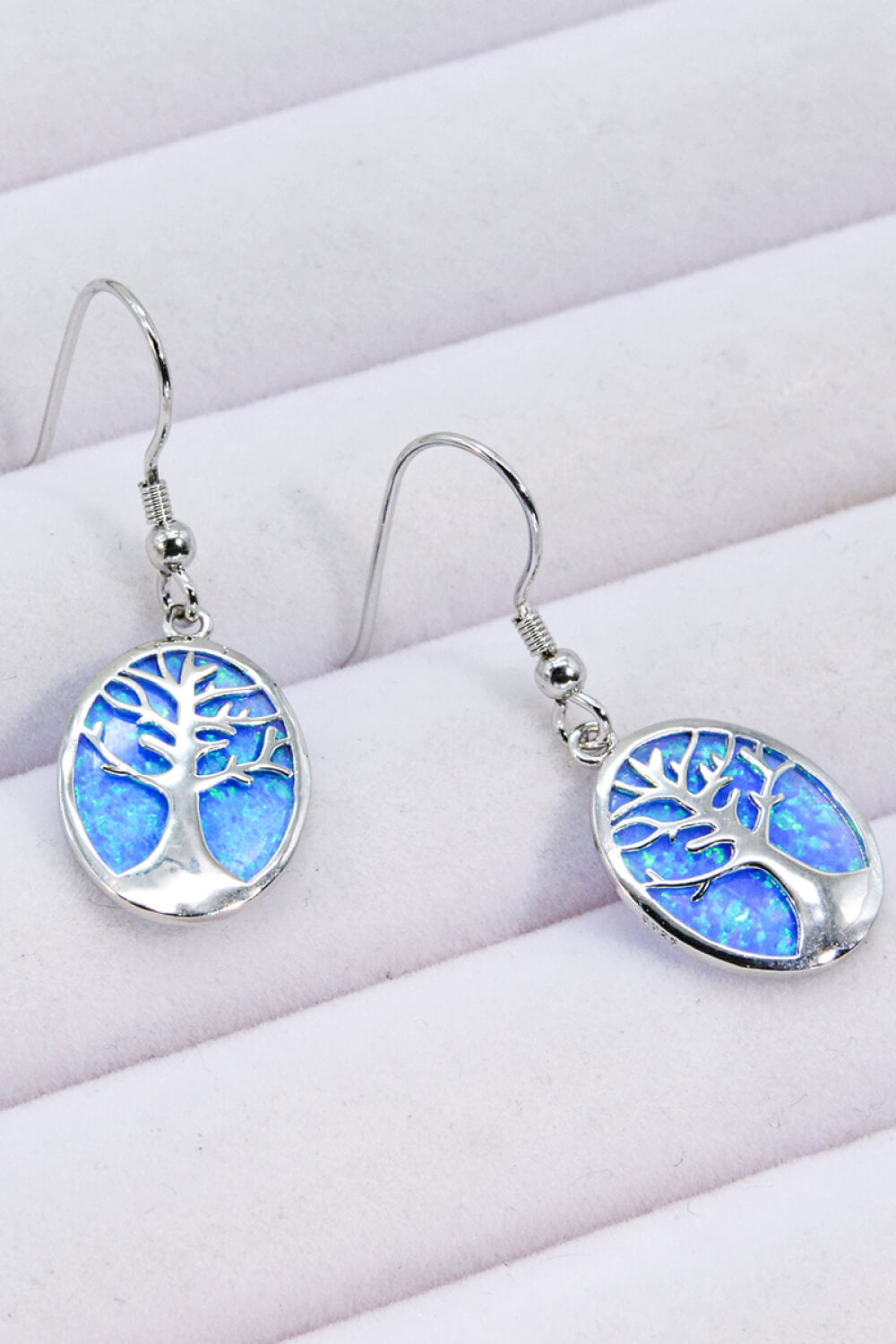 Gocce di Opale Blu Platino