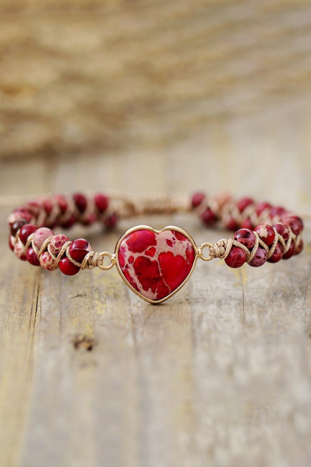 Handmade Heart Stone Ring