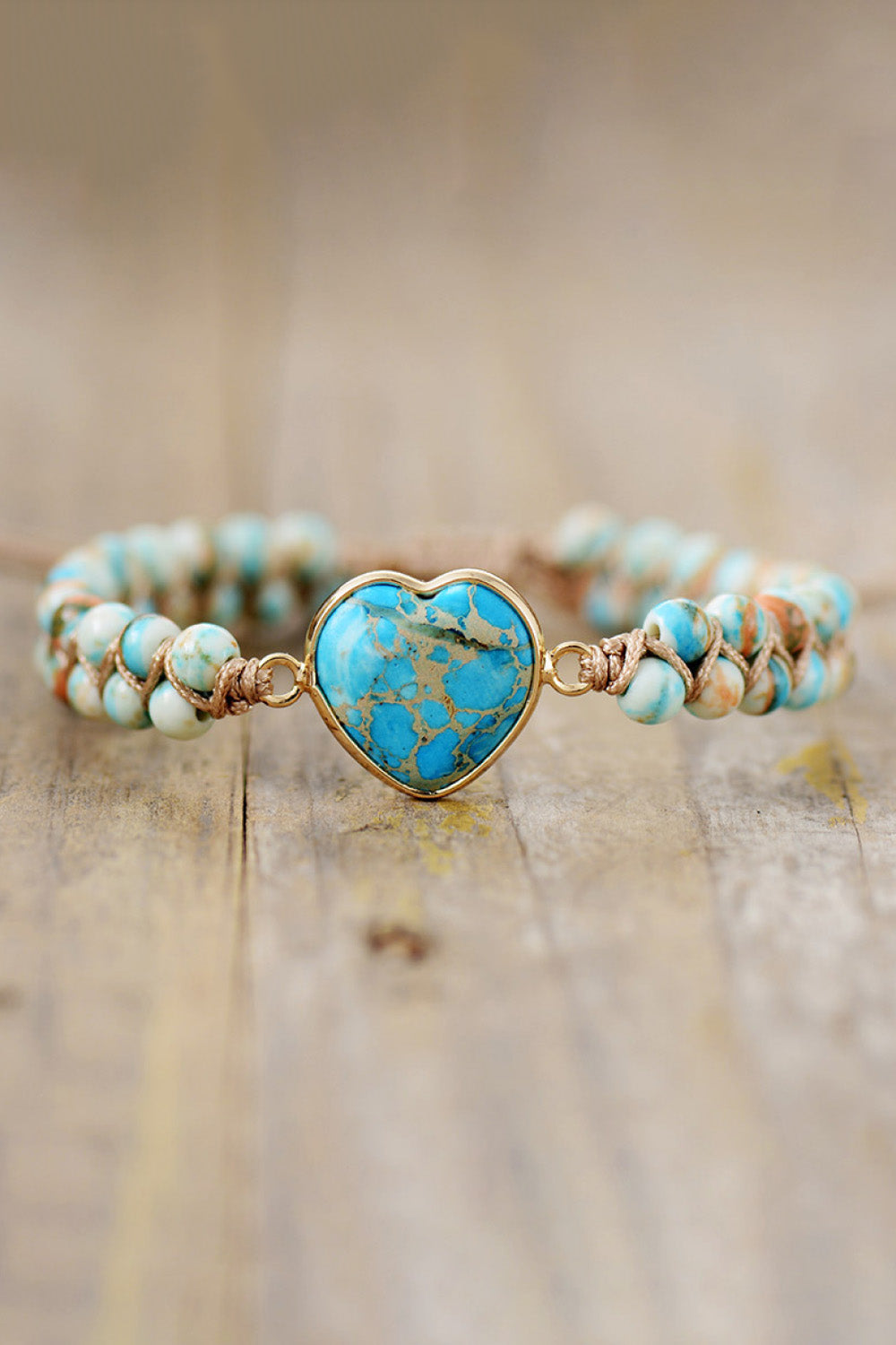 Handmade Heart Stone Ring