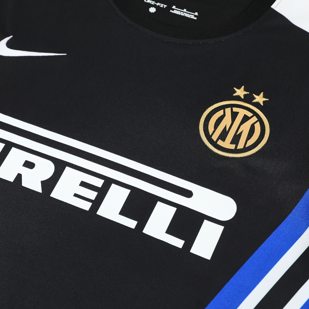 2025/26 Inter Milan Sort Gammeldags Træningssæt