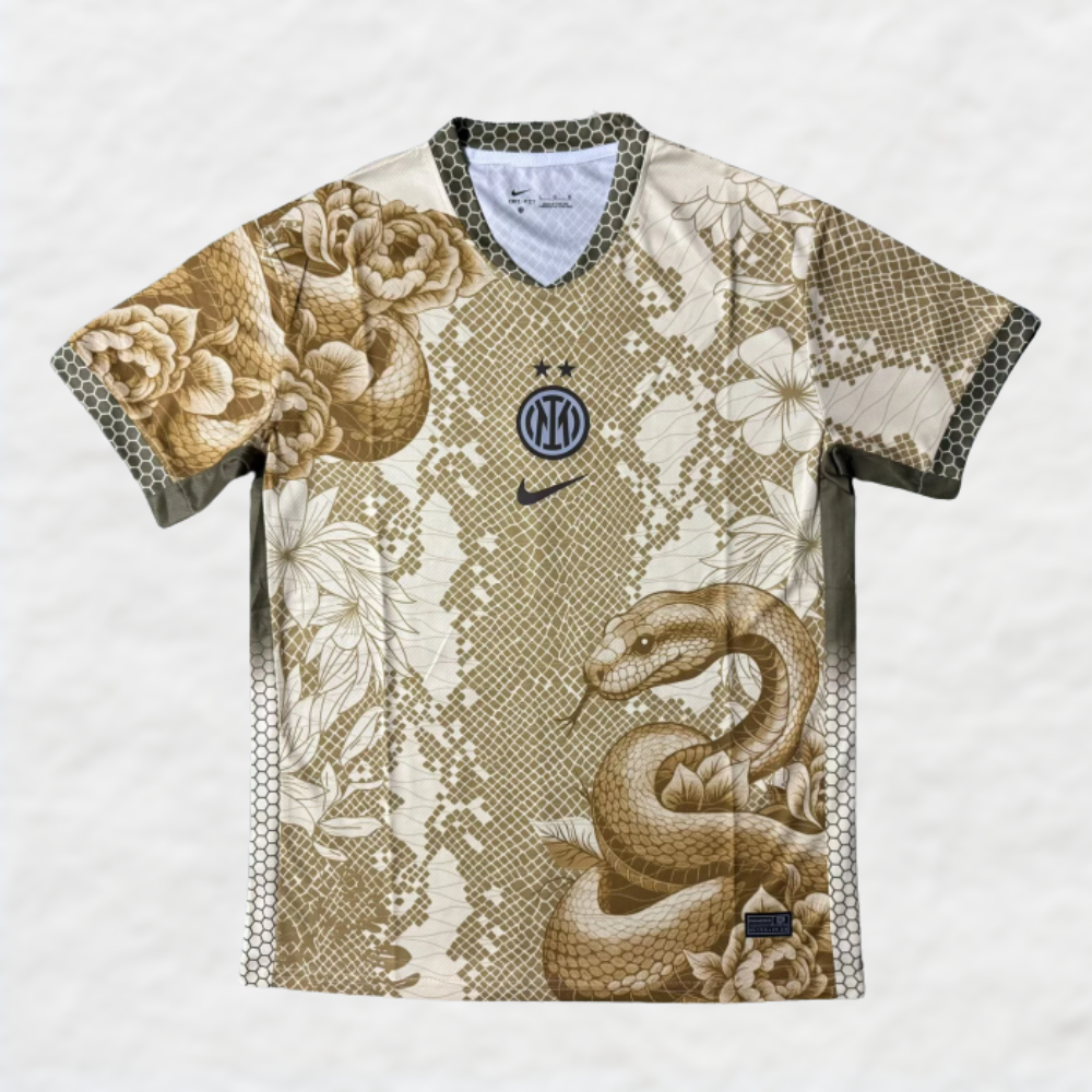 2025/26 Inter Milan Serpente DOro Special Edition Trøje