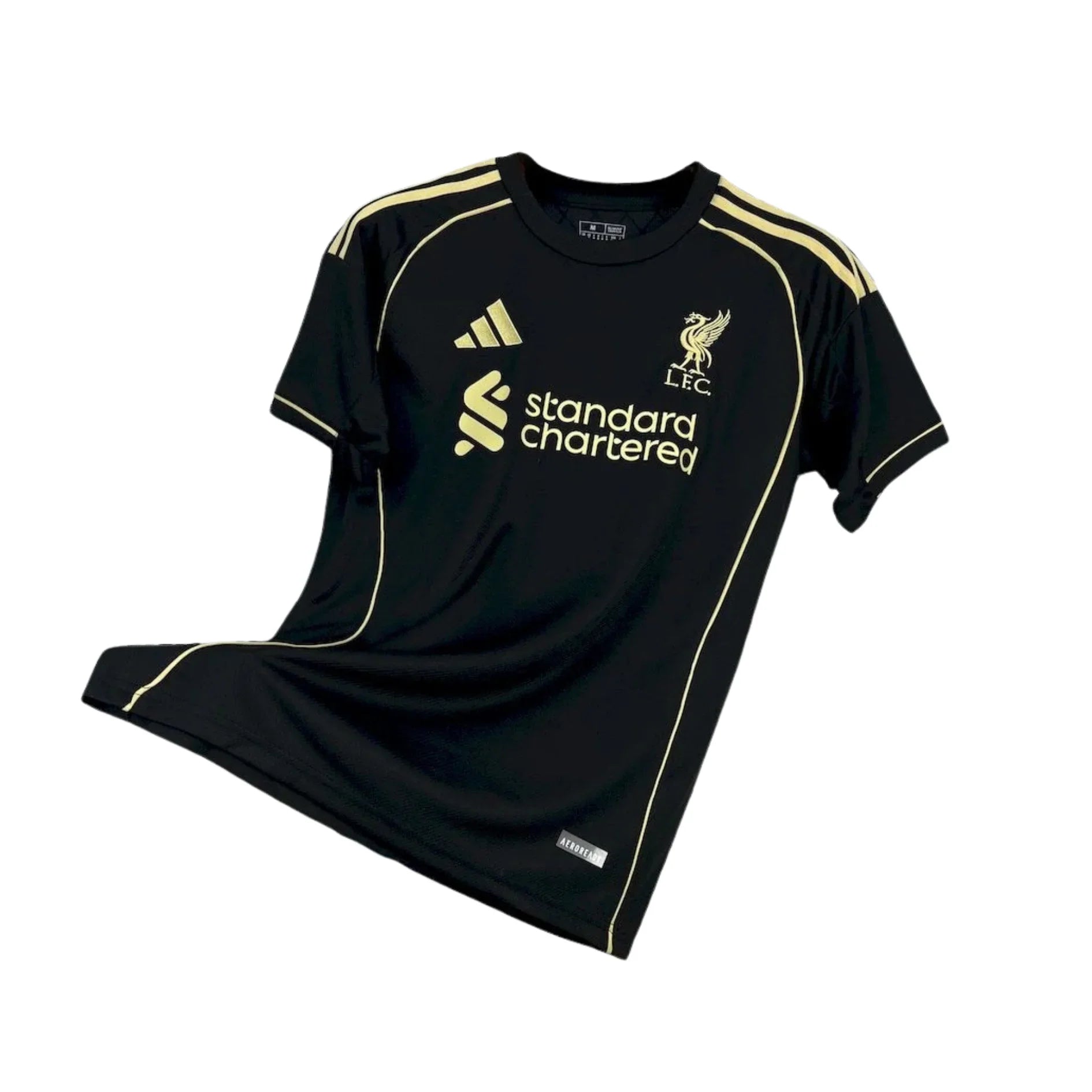 25/26 Liverpool Sort Guld Trøje - Specialudgave