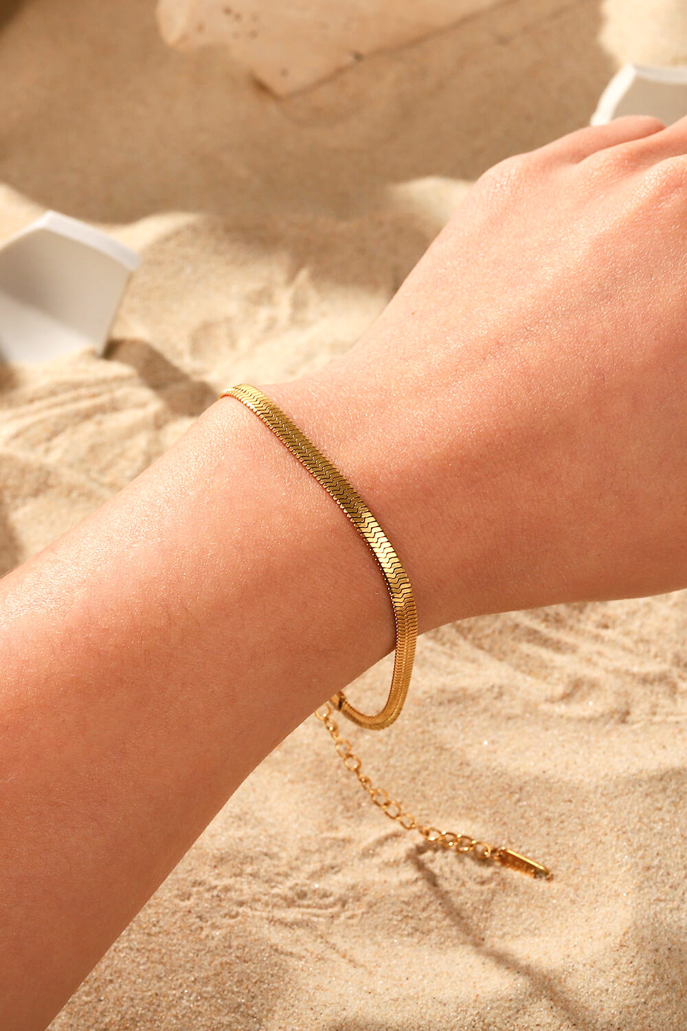Pulsera de acero con espiga