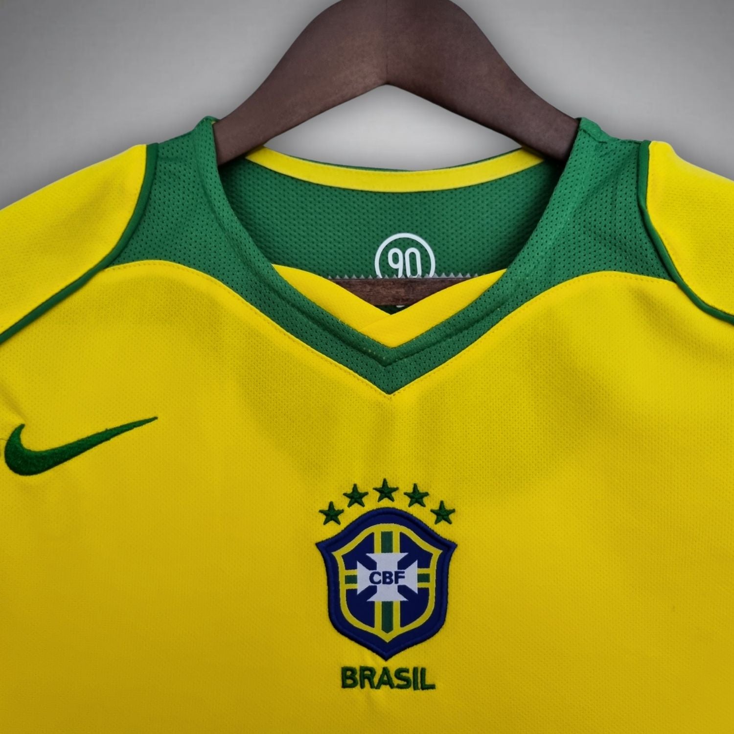 2004 Brasilien Retro-Heimtrikot