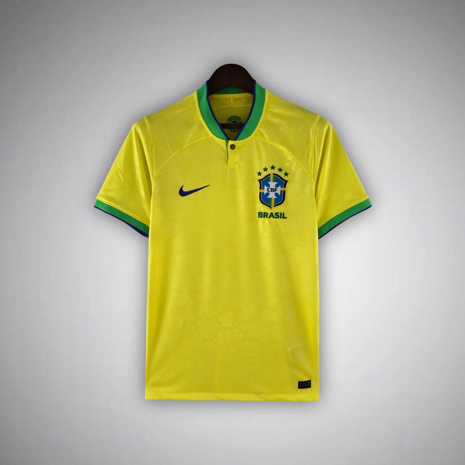 2022 Brasilien Retro Hjemmebane Trøje