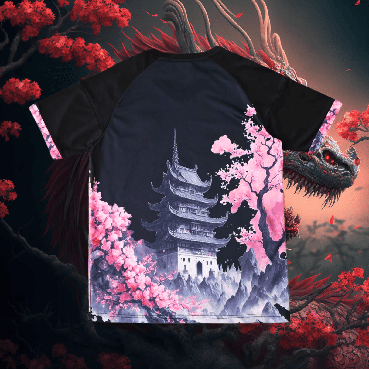JAPAN OSAKA DRAGON Skjorte