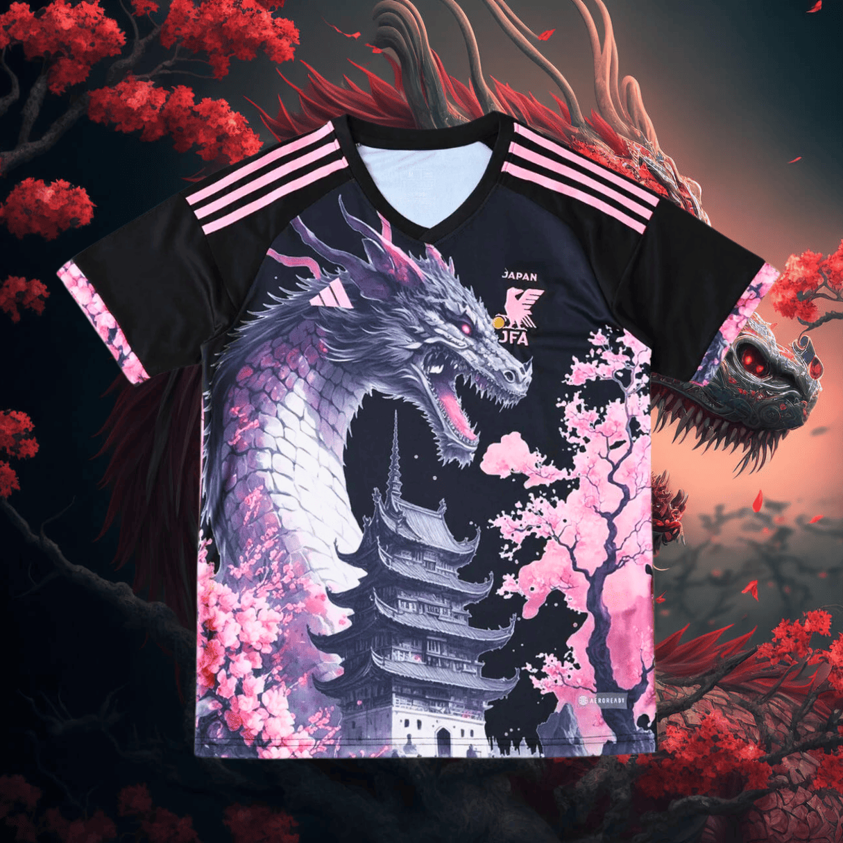 JAPAN OSAKA DRAGON Skjorte