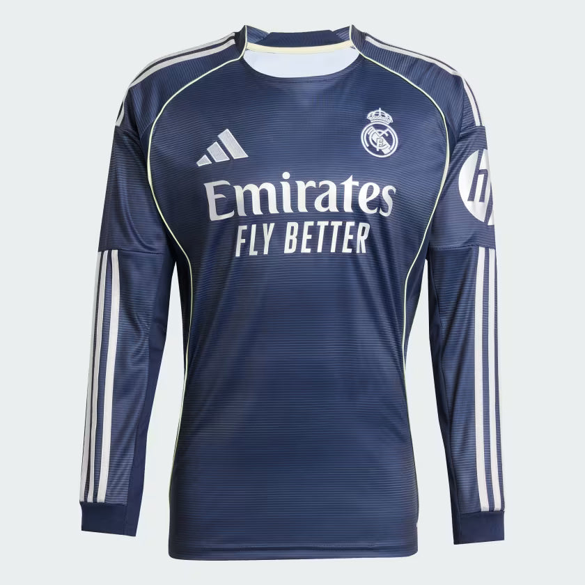 2025/26 Real Madrid langærmet udebanetrøje