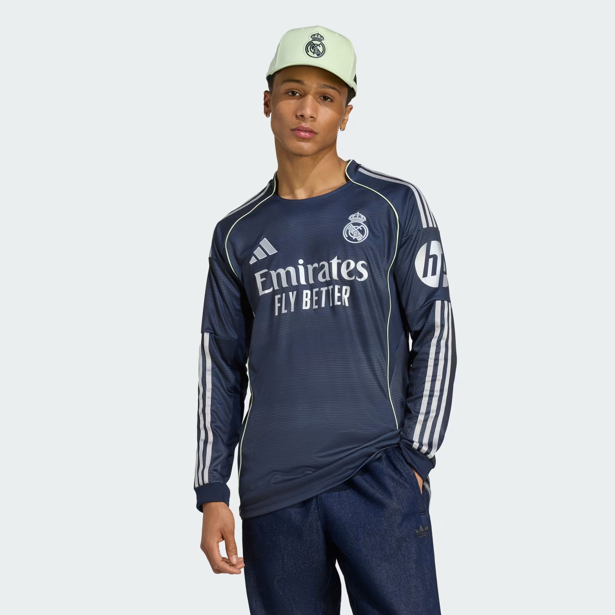 2025/26 Real Madrid langærmet udebanetrøje