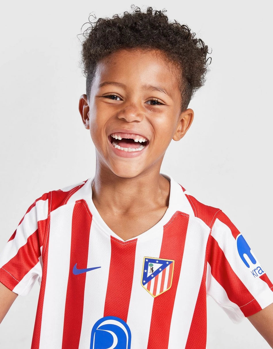 2025-26 Athletico Madrid Hjemme Børne Sæt