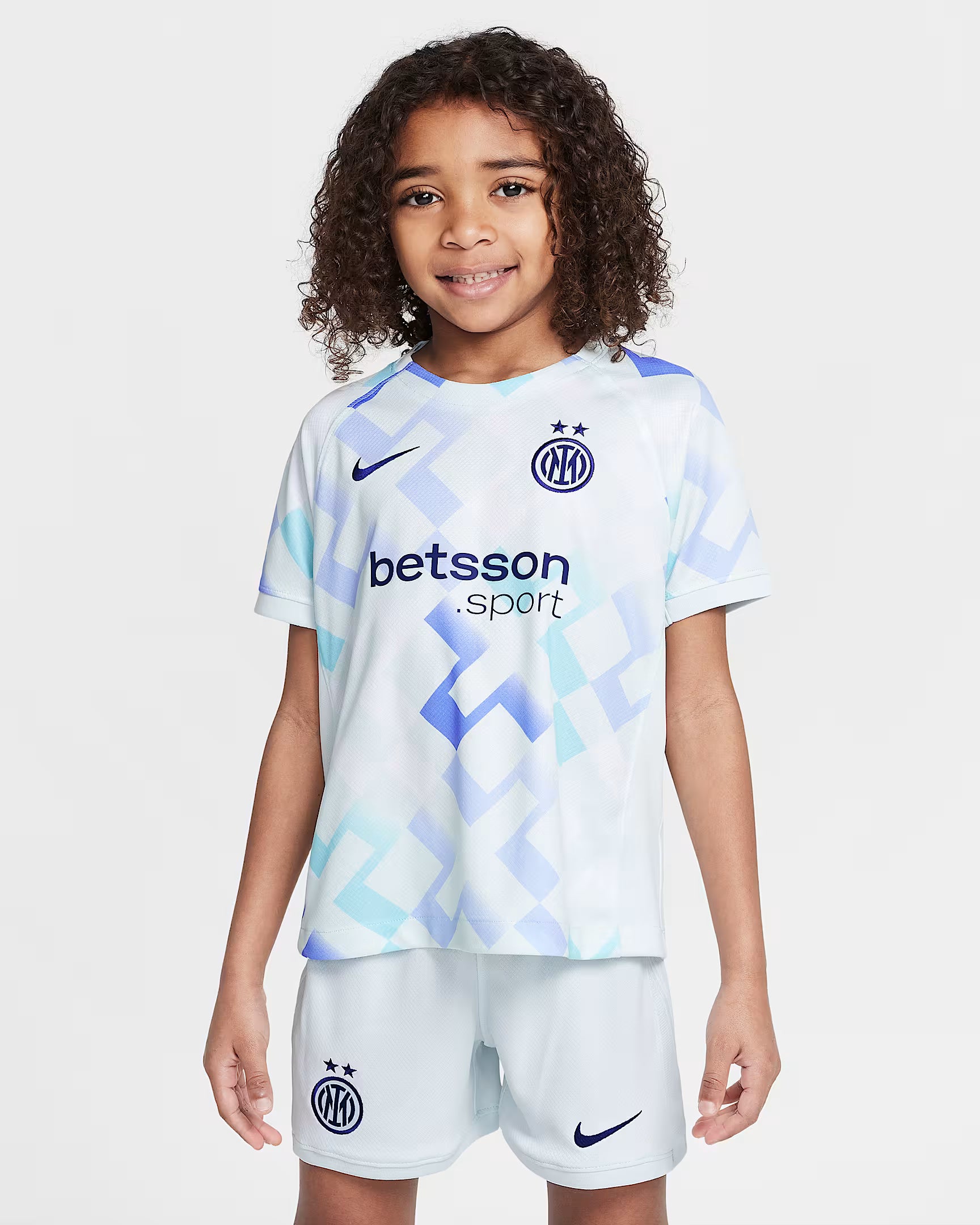 Kit de visitante para niños del Inter de Milán 2025/26