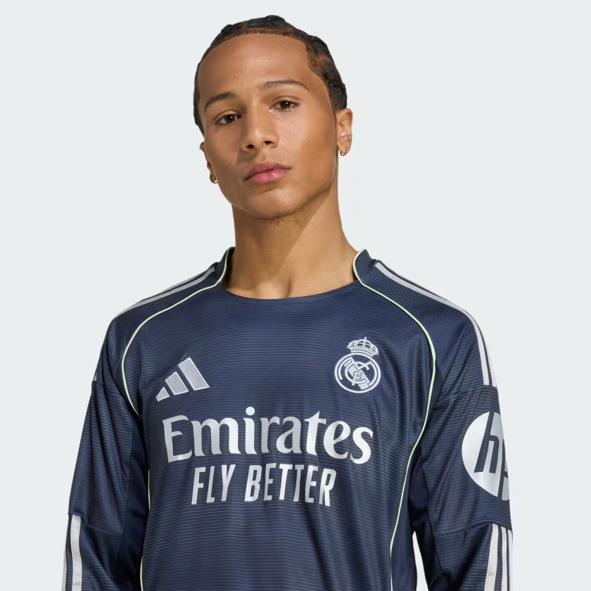2025/26 Real Madrid langærmet udebanetrøje
