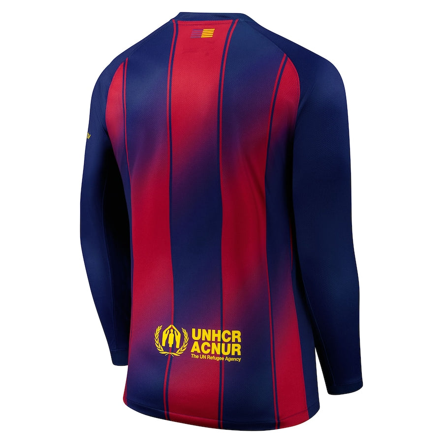 2025/26 FC Barcelona langærmet hjemmebane trøje