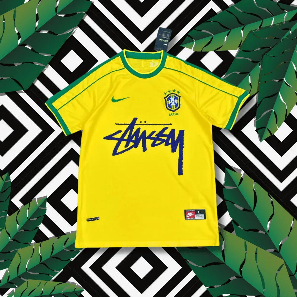 1998 Brasilien Stussy Shirt