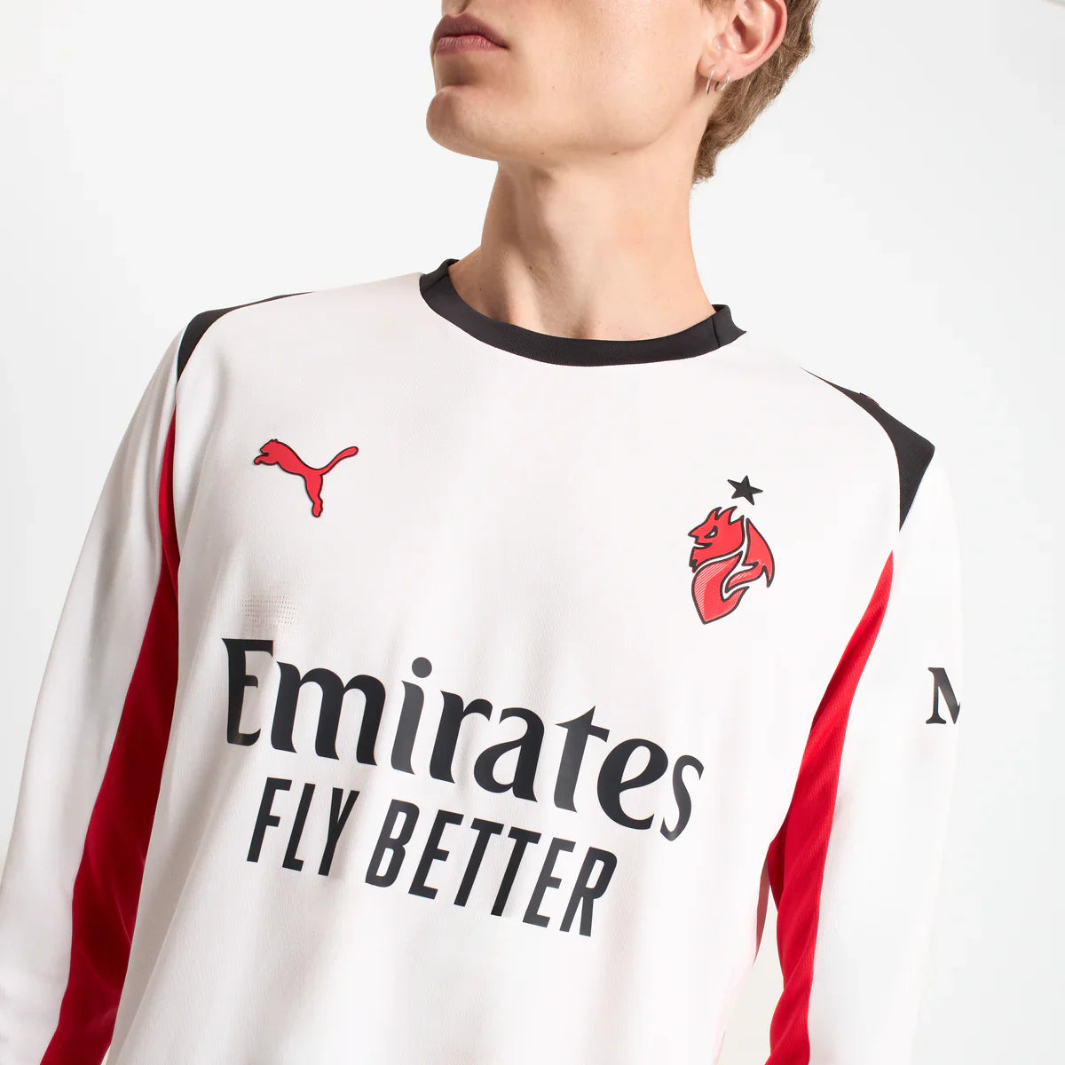 2025/26 AC Milan Long Sleeve Away Shirt