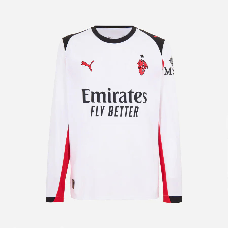 2025/26 AC Milan Long Sleeve Away Shirt