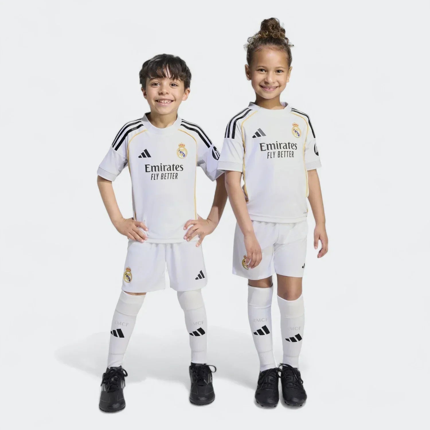 Kit da calcio casa bambini Real Madrid 2025-26