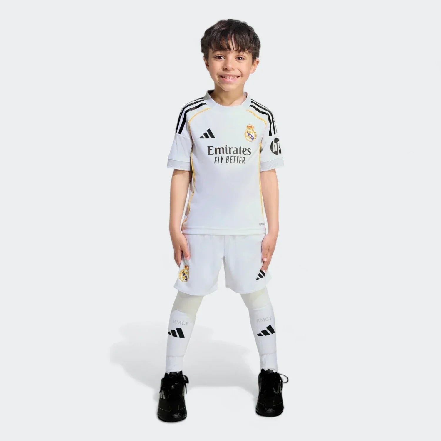 Kit da calcio casa bambini Real Madrid 2025-26