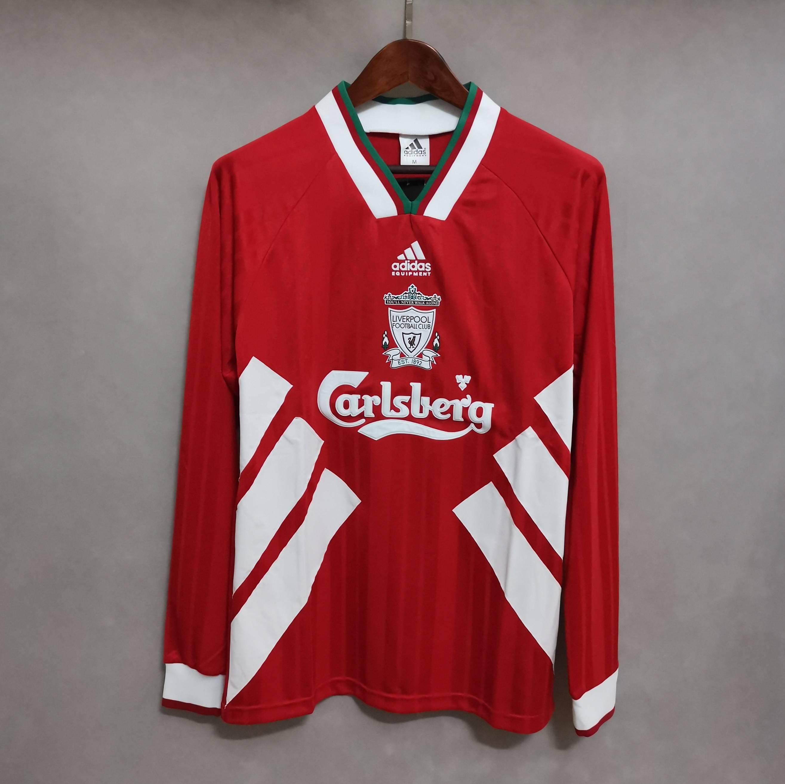 1993–1995 Liverpool Retro Langarmtrikot