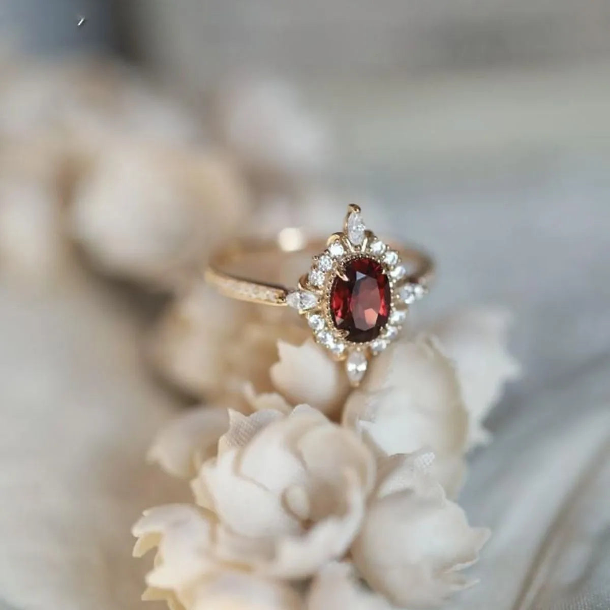 Zirkon Sølv Ring