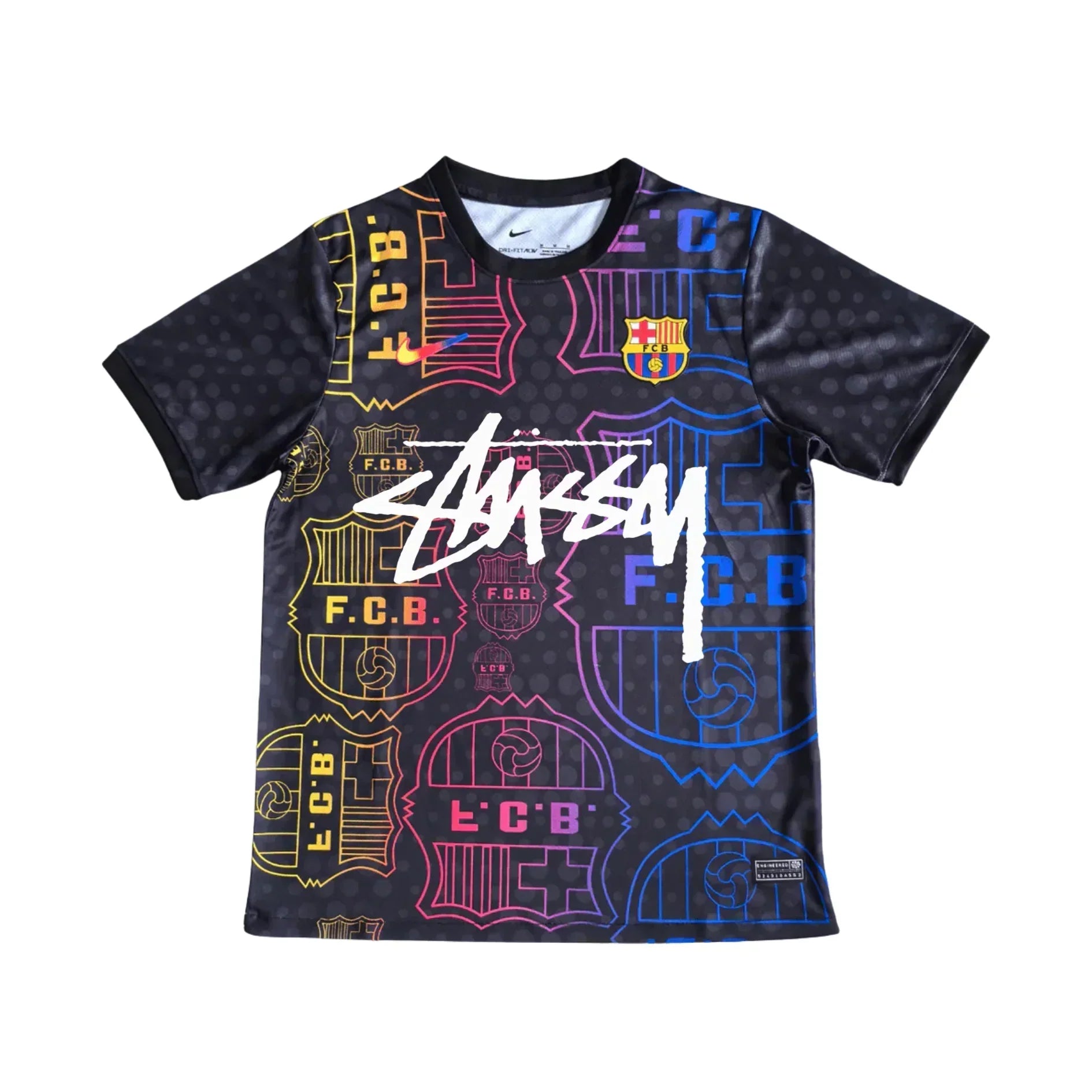 2025/26 Stussy x Barcelona Maglietta - Edizione Limitata