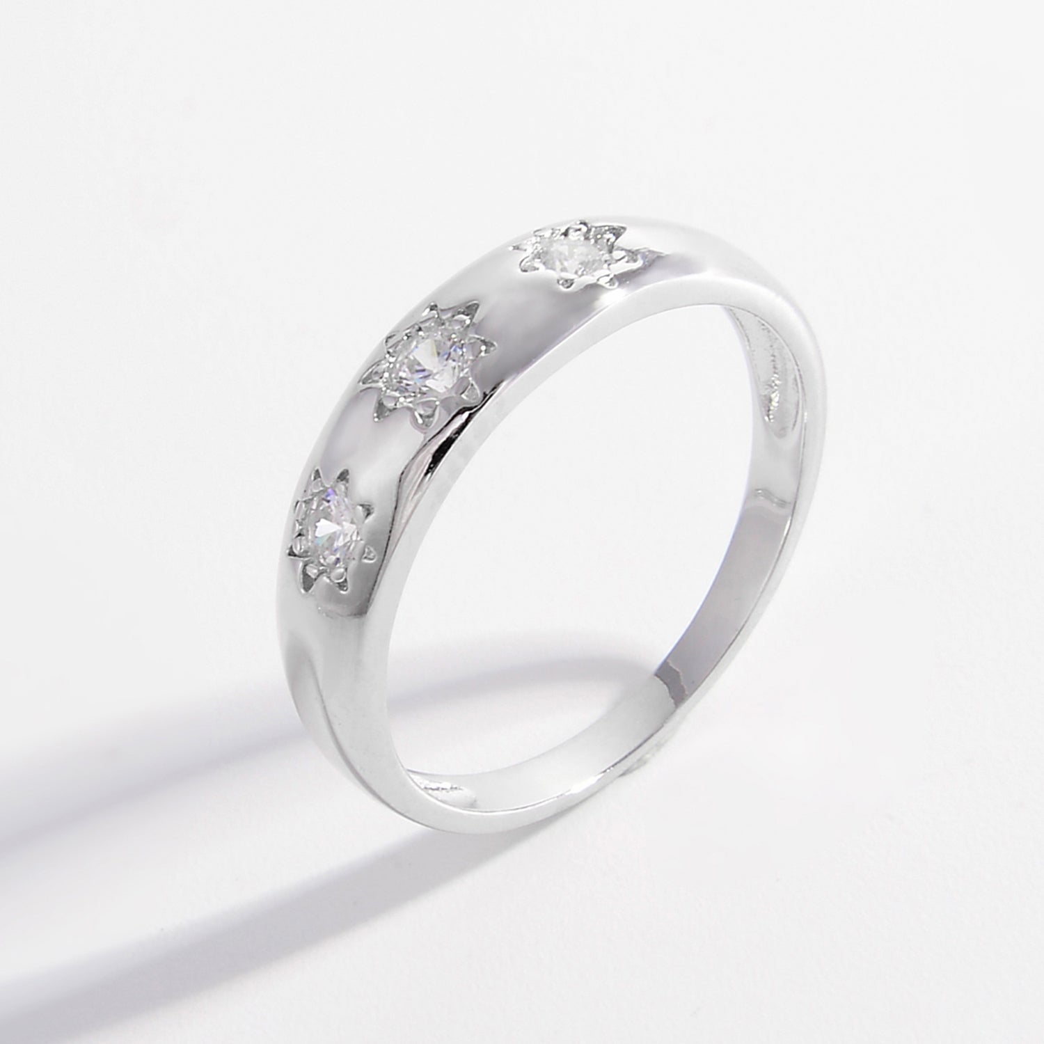 Zirkon Sølv Ring
