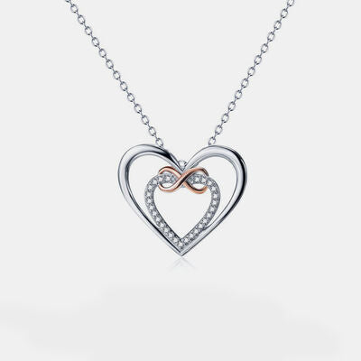 Heart Zircon Pendant Necklace