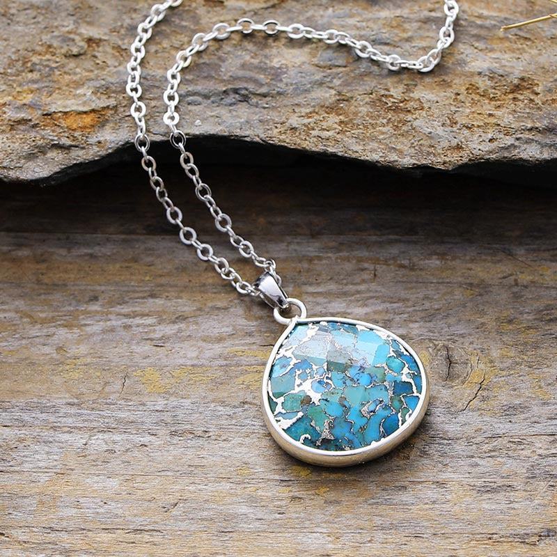 Collana a catena turchese