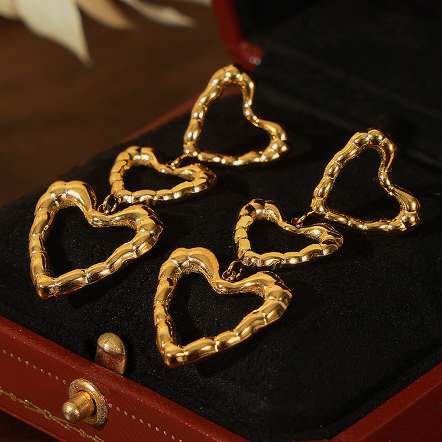 Orecchini a perno Steel Heart