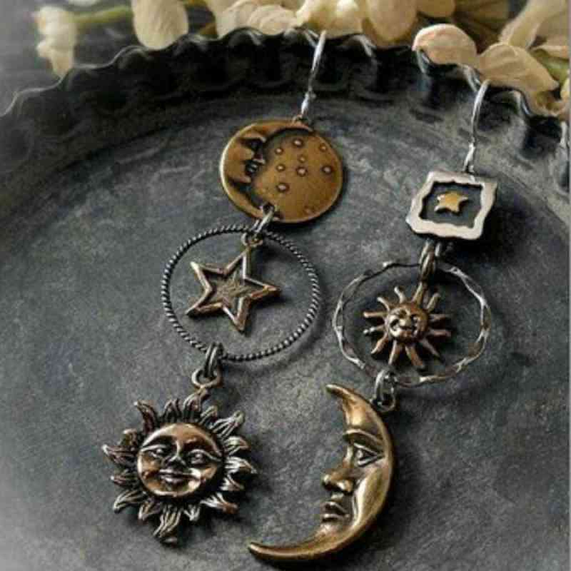 Himmellegeme Dangle Hoops