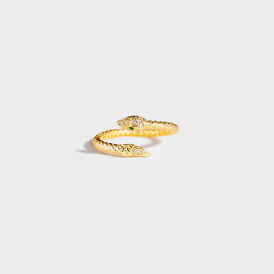 Guld Slange Twist Ring