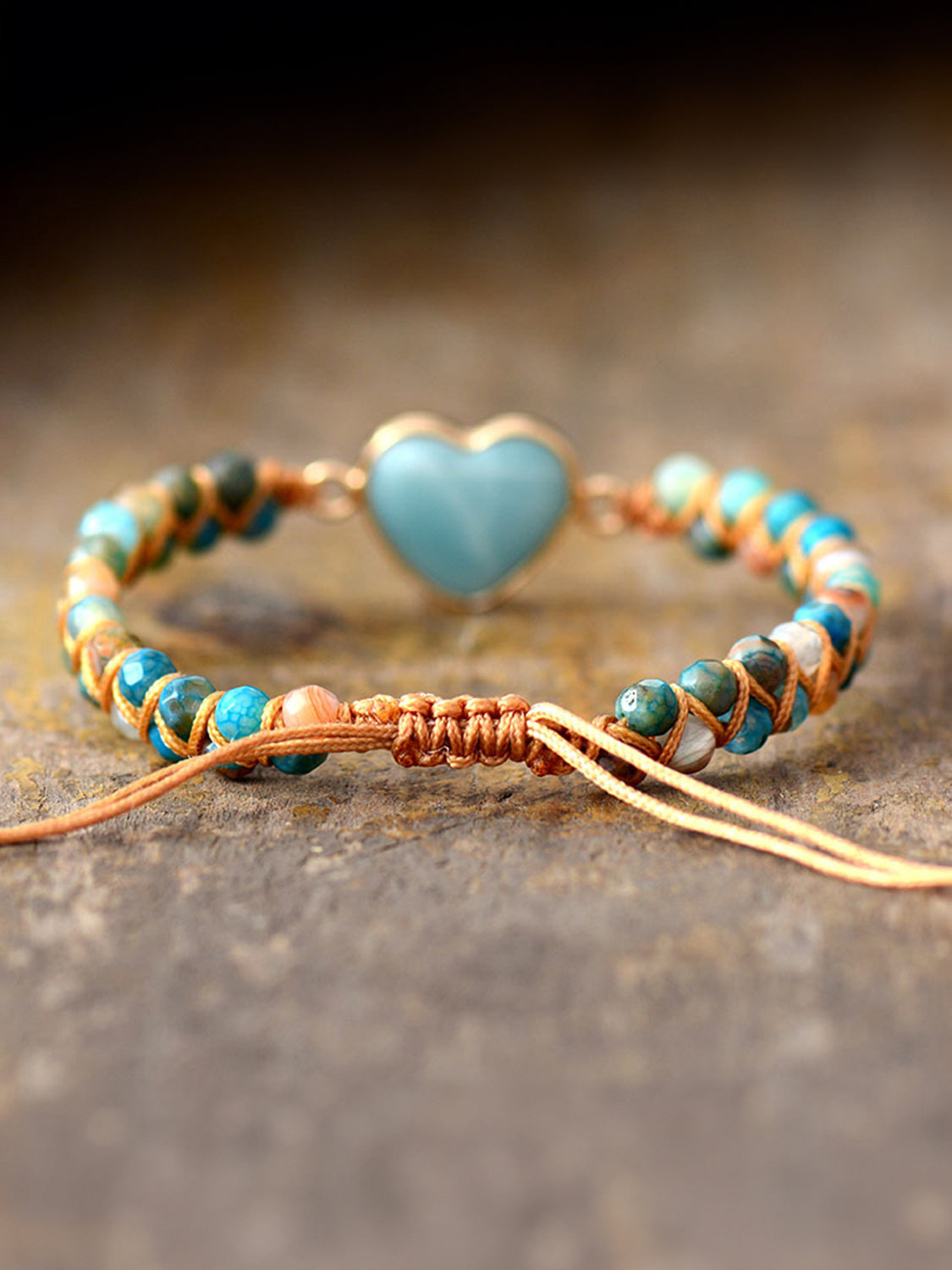 Beaded Heart Bracelet