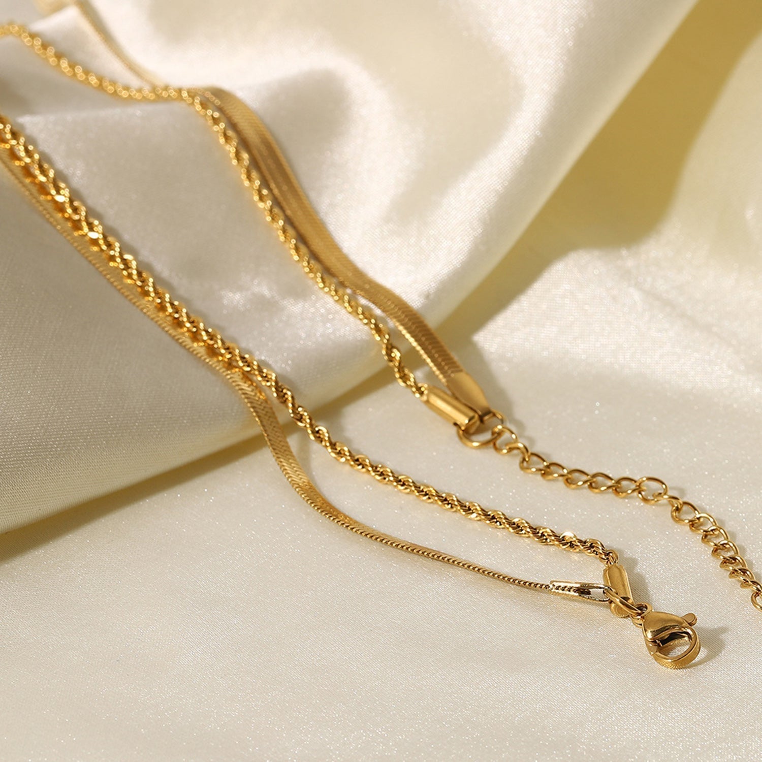 Dual-Layer Gold-Plated Chain