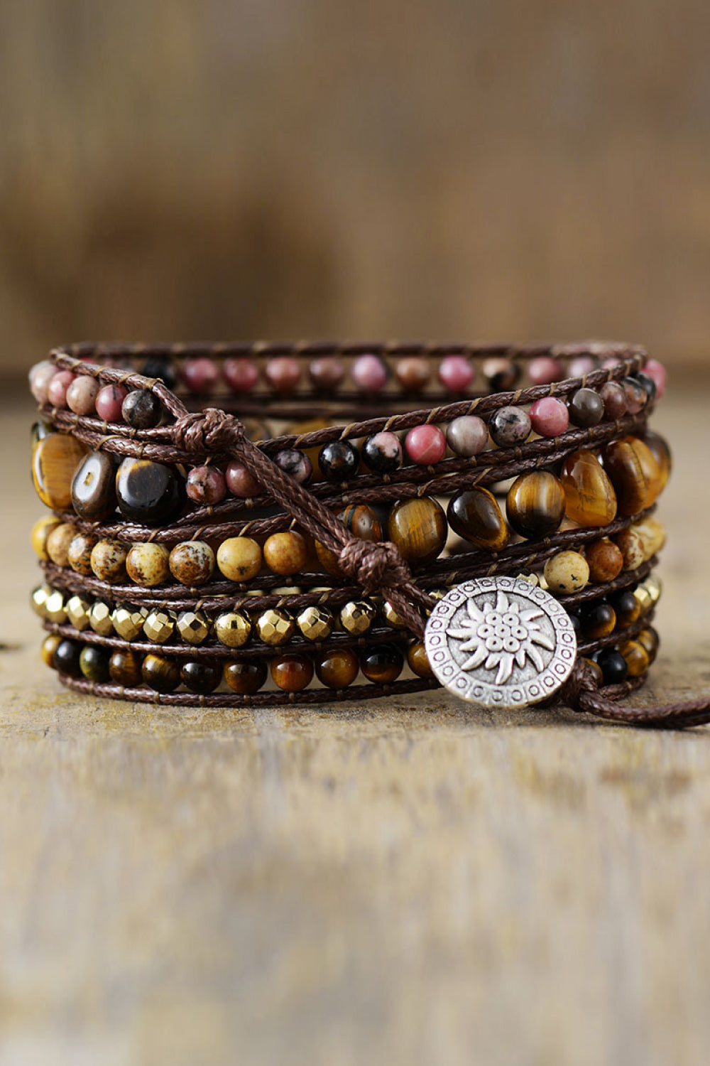 Layered Stone WristRing