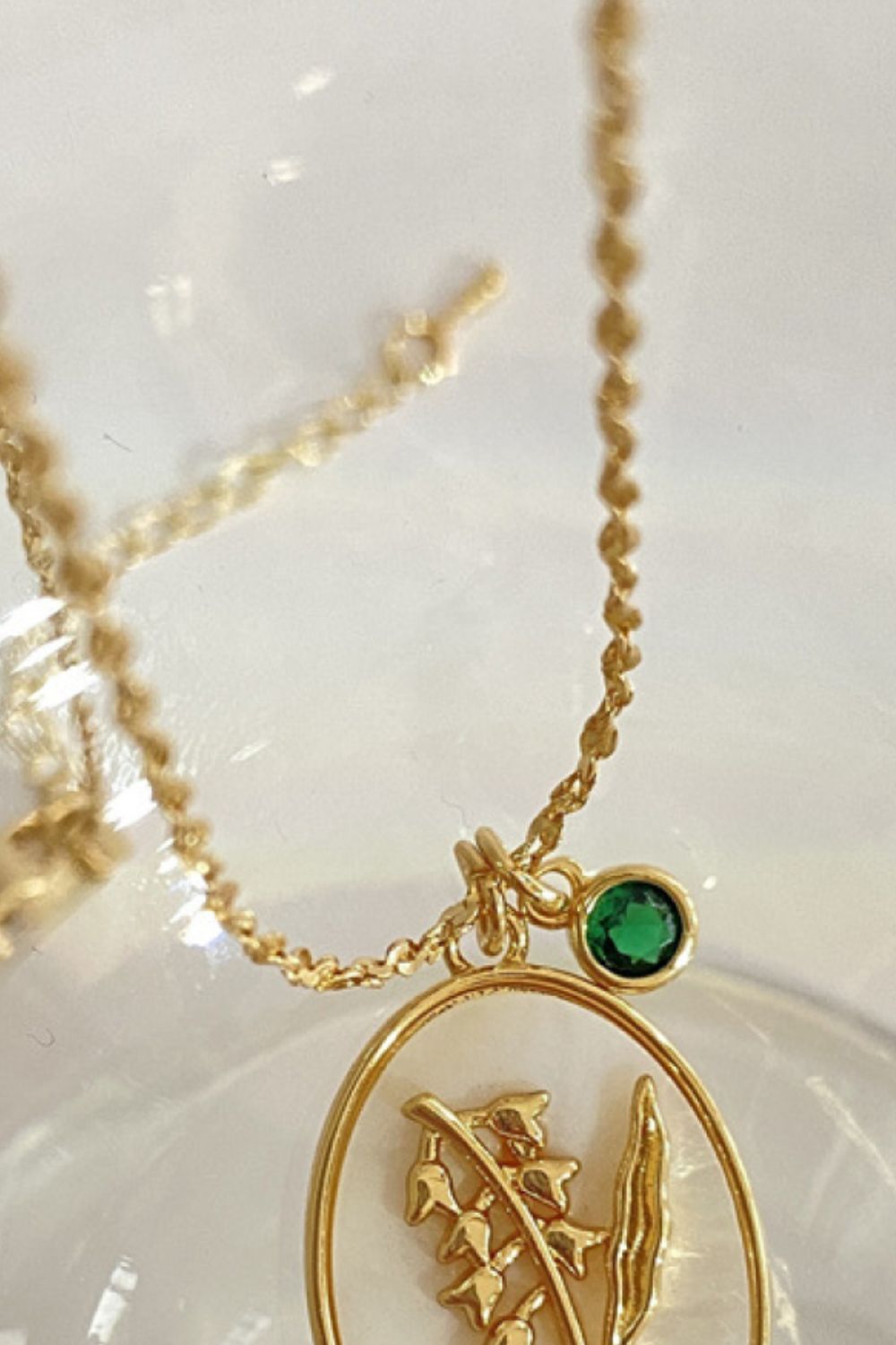 Collana con Fiore a Guscio di Rame