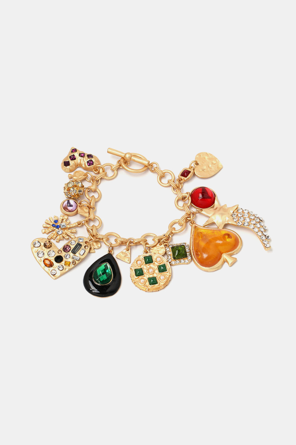 Multi-Charm Resin Wristlet