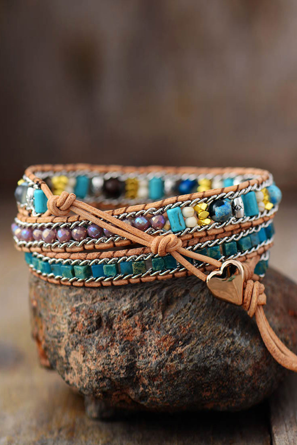 Layered Heart Bracelet