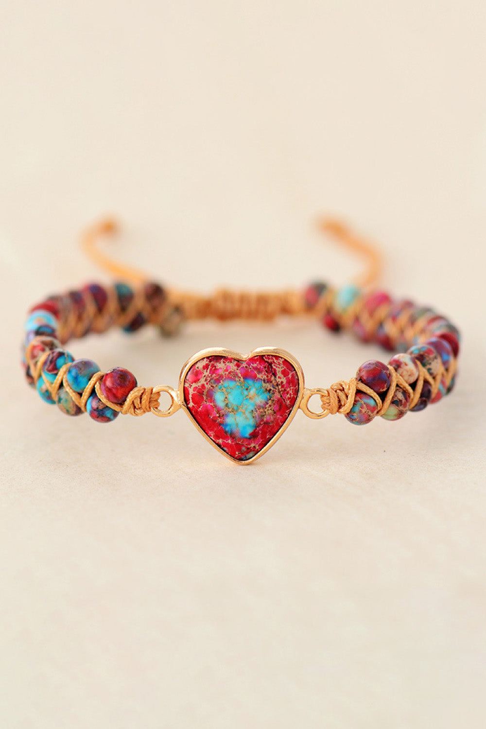 Hjerte Sten Perle Ring