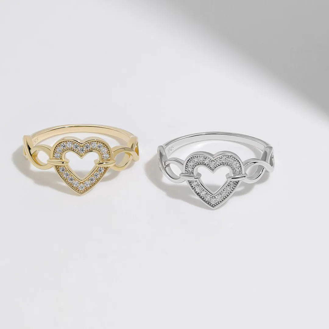 Anello Cuore d'Argento