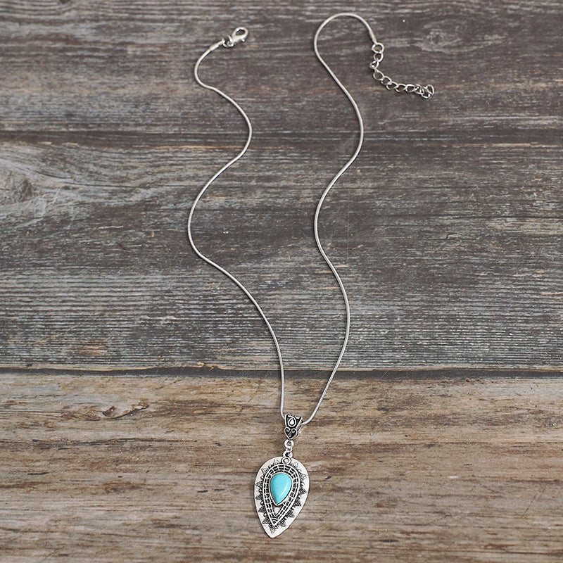 Geometrische legering hanger ketting