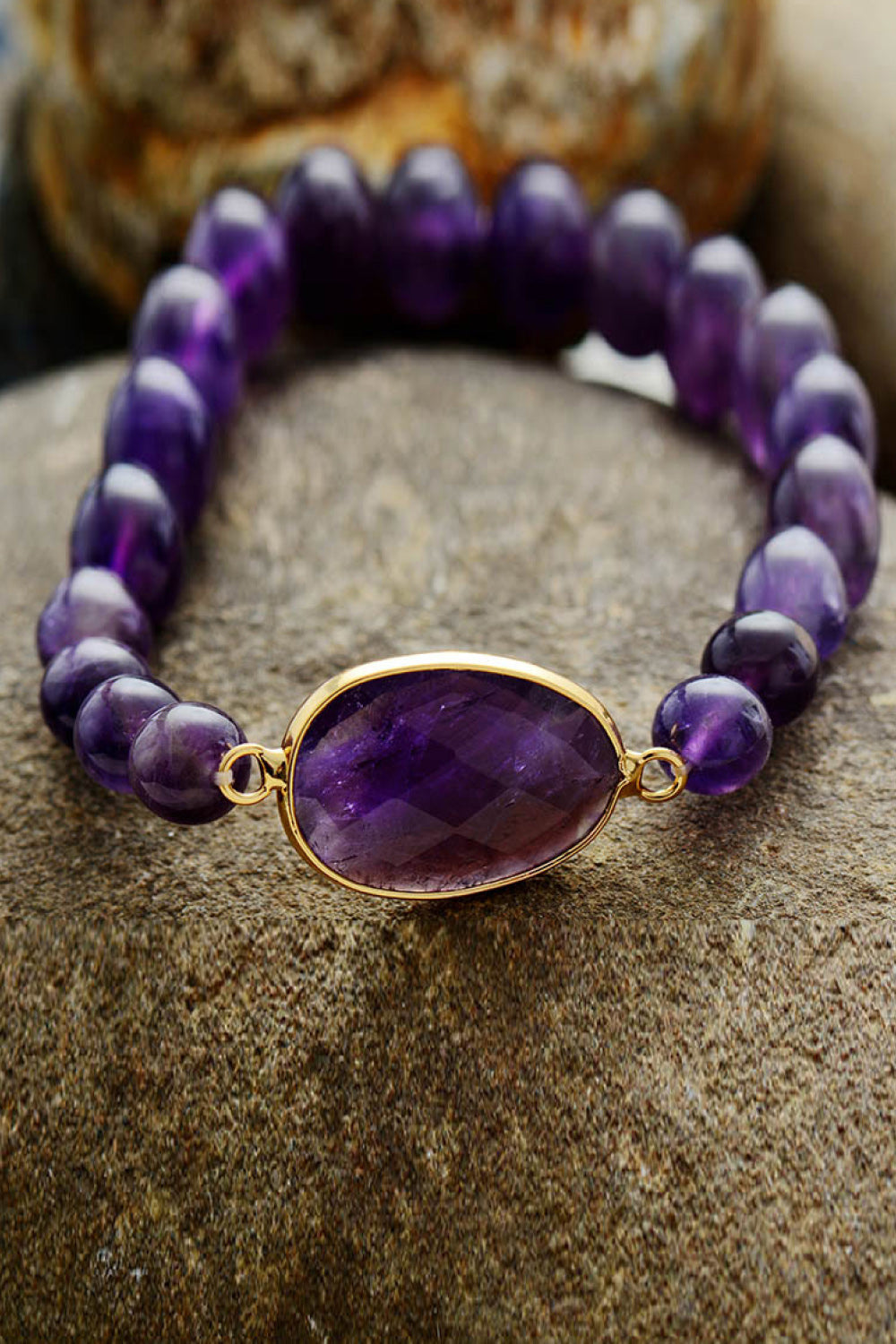 Handgemaakte Amethist Armband