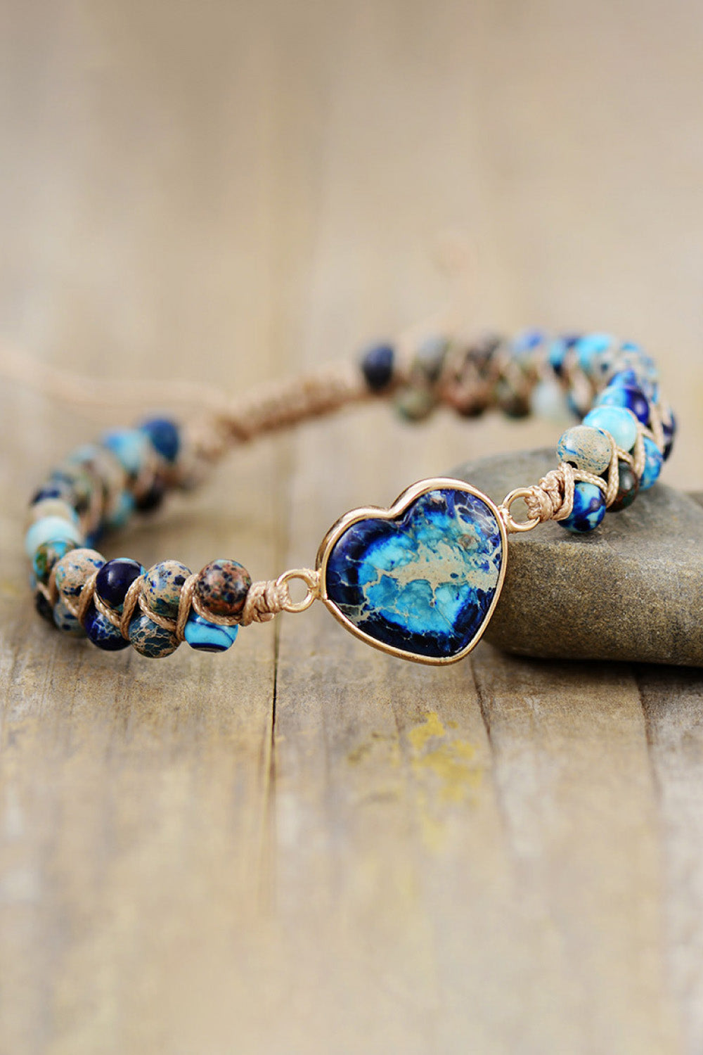 Handmade Heart Stone Ring
