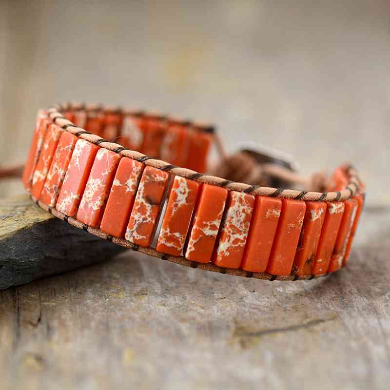 Mineral Beaded Cuff