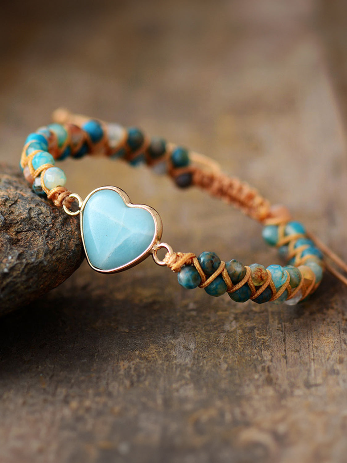 Beaded Heart Bracelet
