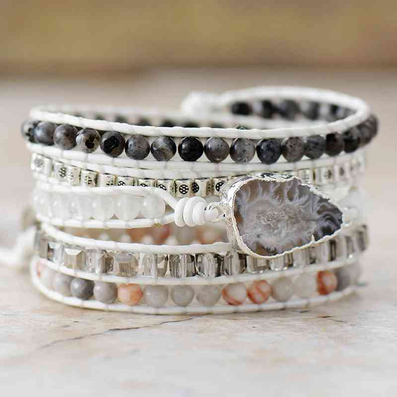 Layered Gemstone Bracelet