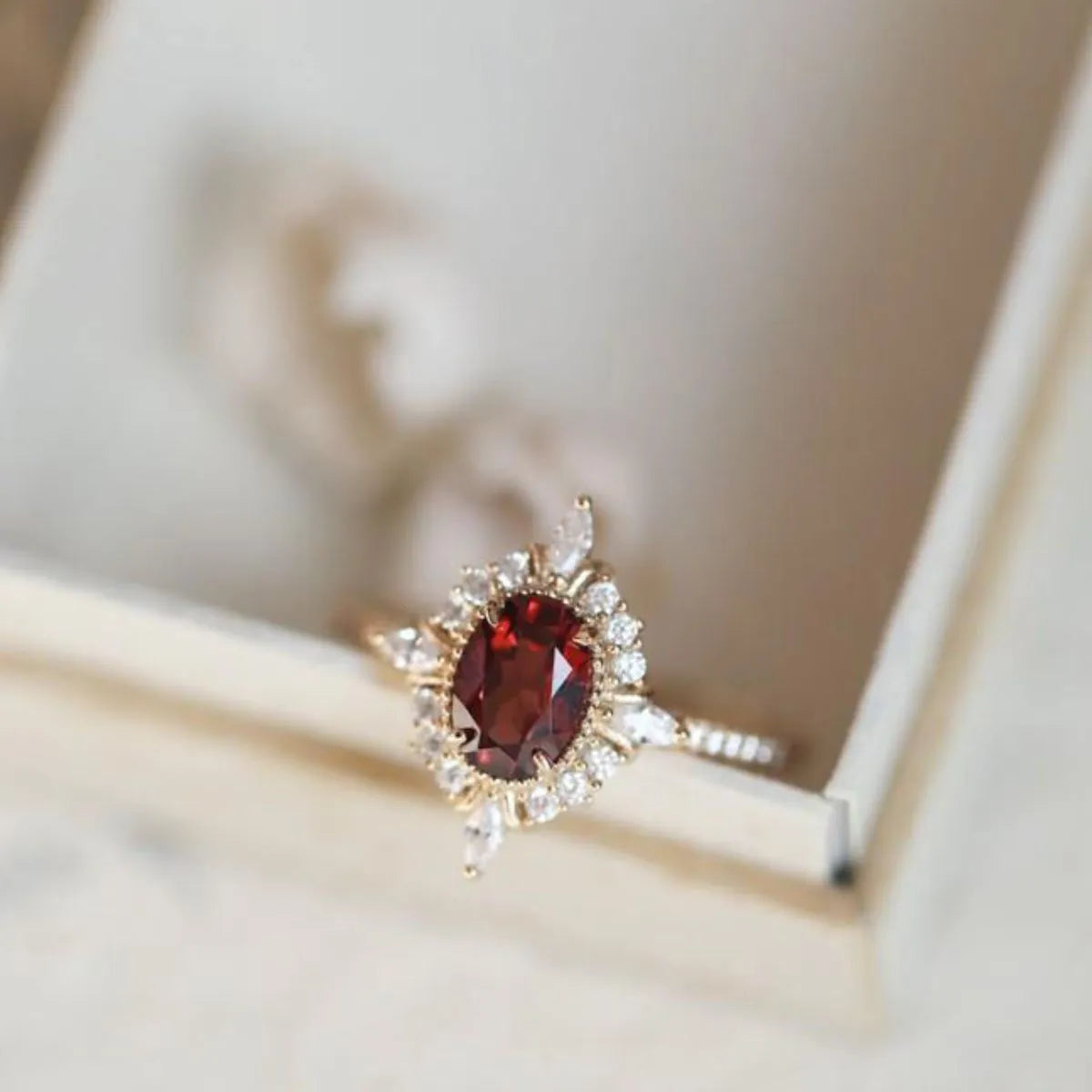Zirkon Sølv Ring