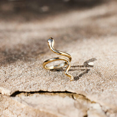 Guld Slange Twist Ring