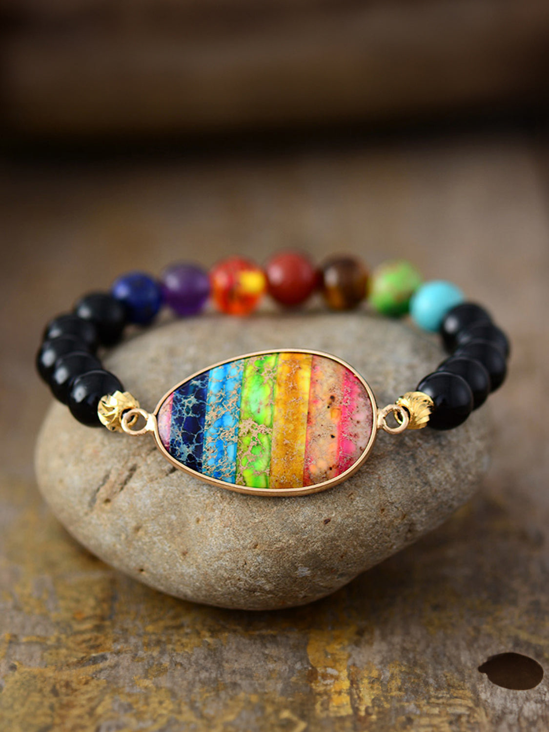 Geometrische kralenarmband