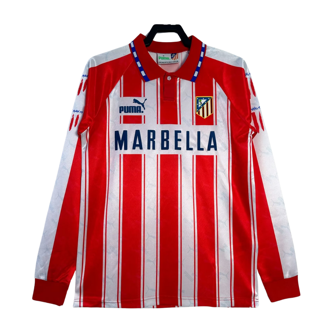 1994-95 Athletico Madrid Langarm-Heimtrikot