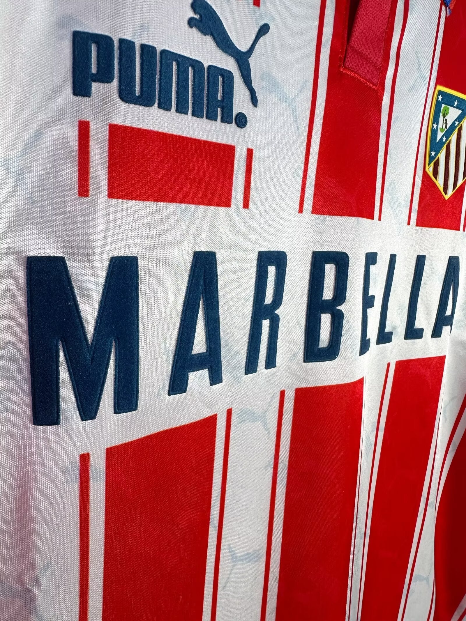 1994-95 Athletico Madrid Langarm-Heimtrikot